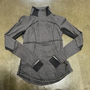 Lululemon Size 8 Medium Base Runner Quarter Zip Athletic Jacket